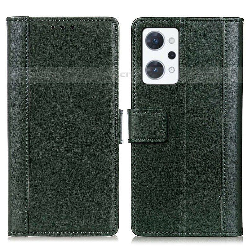 Funda de Cuero Cartera con Soporte Carcasa N02P para Oppo Reno7 A