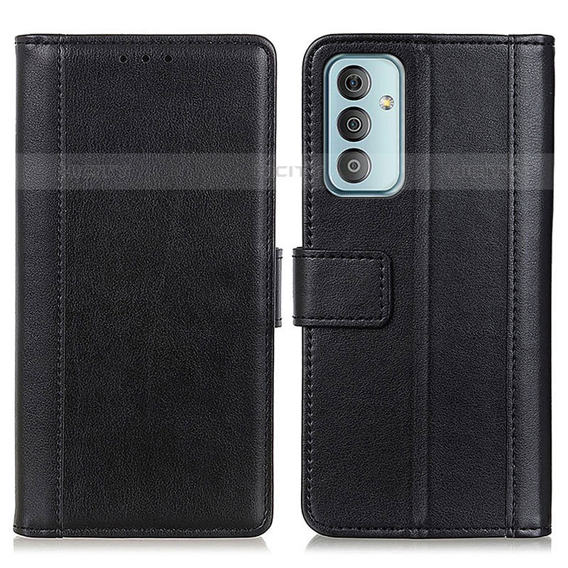 Funda de Cuero Cartera con Soporte Carcasa N02P para Samsung Galaxy M23 5G Negro