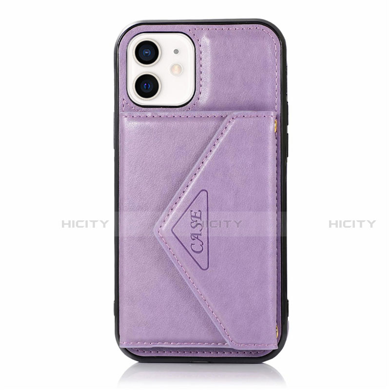 Funda de Cuero Cartera con Soporte Carcasa N03 para Apple iPhone 12