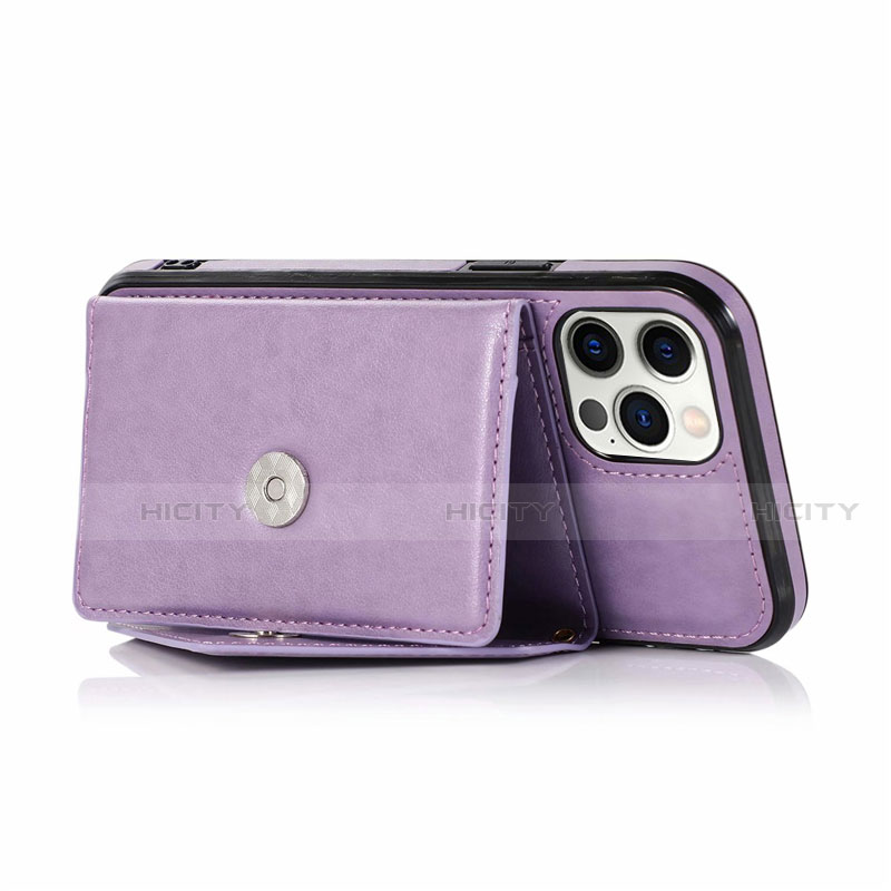 Funda de Cuero Cartera con Soporte Carcasa N03 para Apple iPhone 12 Pro