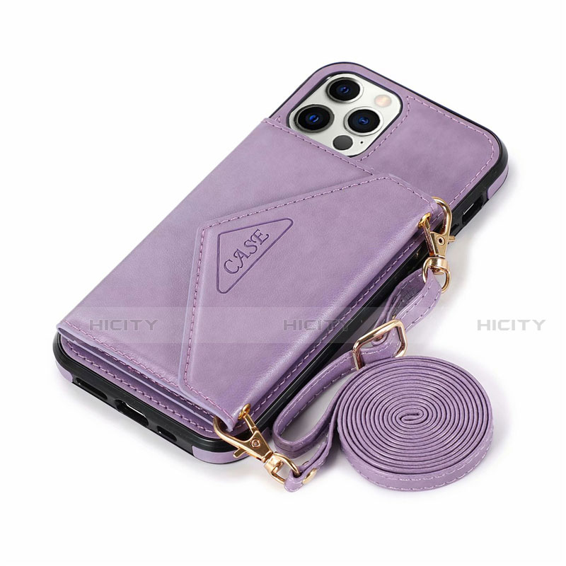 Funda de Cuero Cartera con Soporte Carcasa N03 para Apple iPhone 12 Pro Max