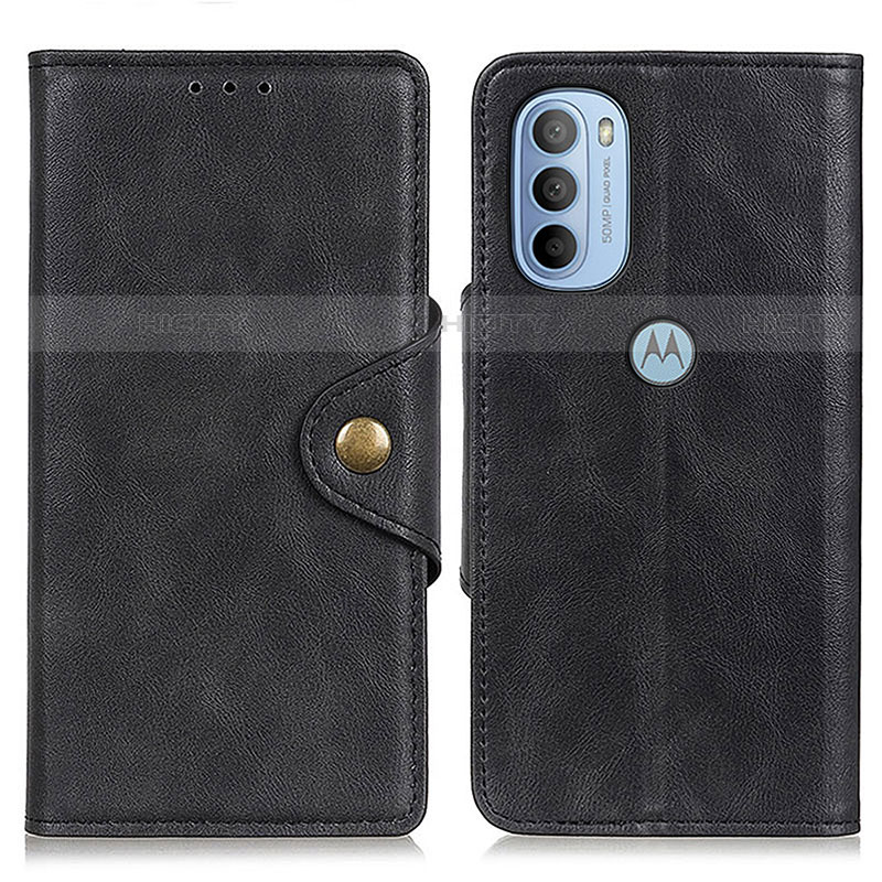 Funda de Cuero Cartera con Soporte Carcasa N03P para Motorola Moto G41
