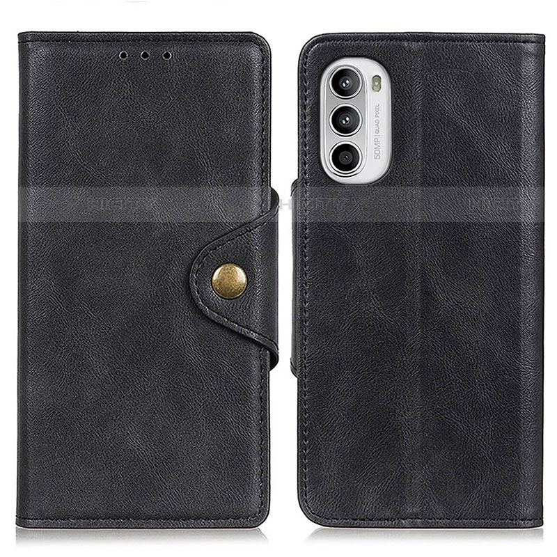 Funda de Cuero Cartera con Soporte Carcasa N03P para Motorola MOTO G52
