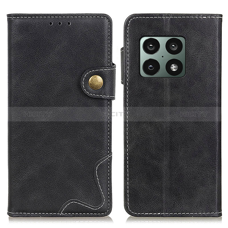 Funda de Cuero Cartera con Soporte Carcasa N03P para OnePlus 10 Pro 5G Negro