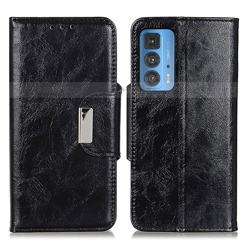 Funda de Cuero Cartera con Soporte Carcasa N04P para Motorola Moto Edge 20 Pro 5G