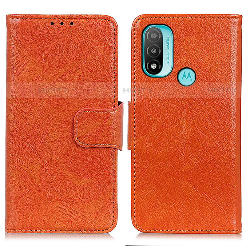 Funda de Cuero Cartera con Soporte Carcasa N05P para Motorola Moto E20