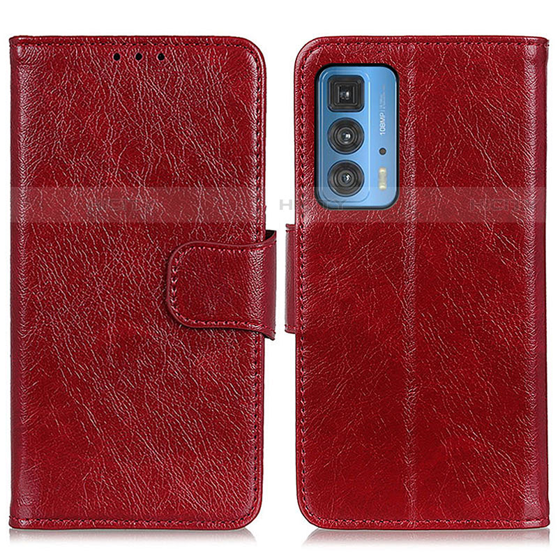 Funda de Cuero Cartera con Soporte Carcasa N05P para Motorola Moto Edge S Pro 5G