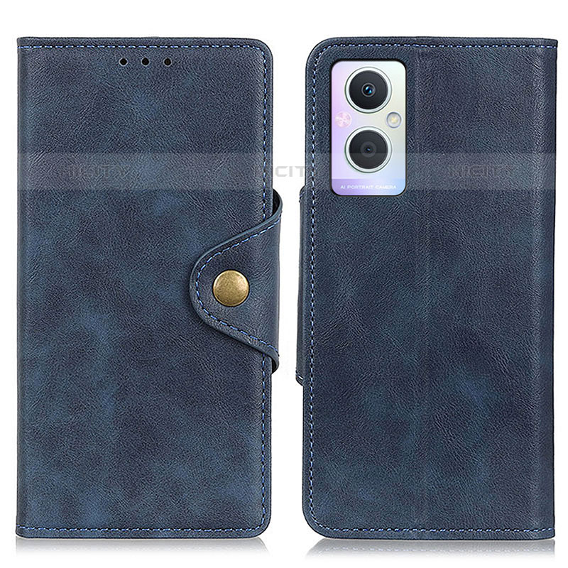 Funda de Cuero Cartera con Soporte Carcasa N06P para Oppo Reno8 Lite 5G