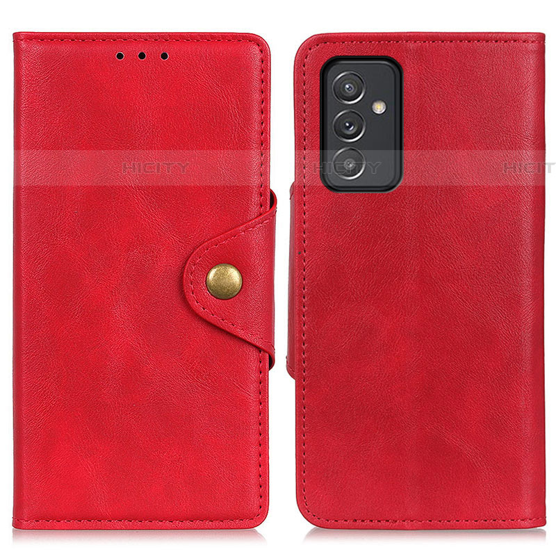 Funda de Cuero Cartera con Soporte Carcasa N06P para Samsung Galaxy A25 5G Rojo