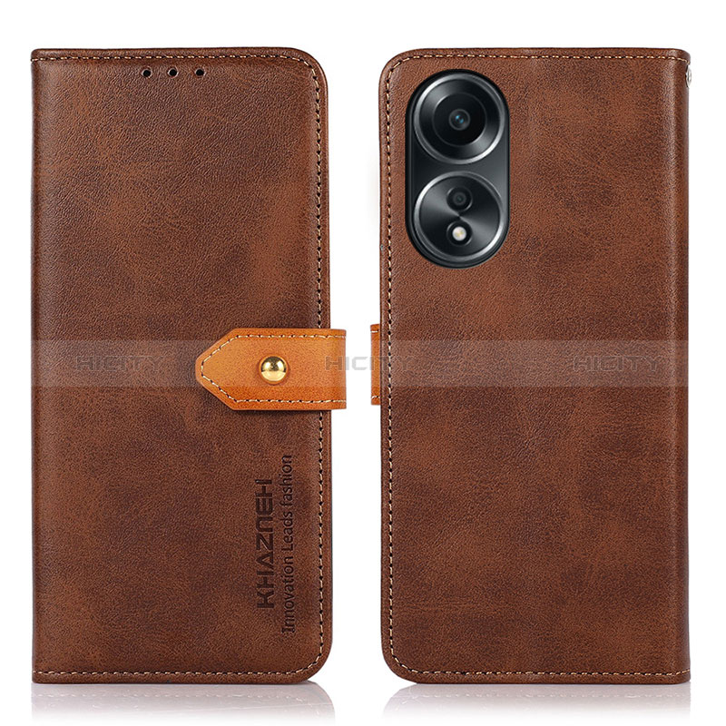 Funda de Cuero Cartera con Soporte Carcasa N07P para Oppo A78 5G