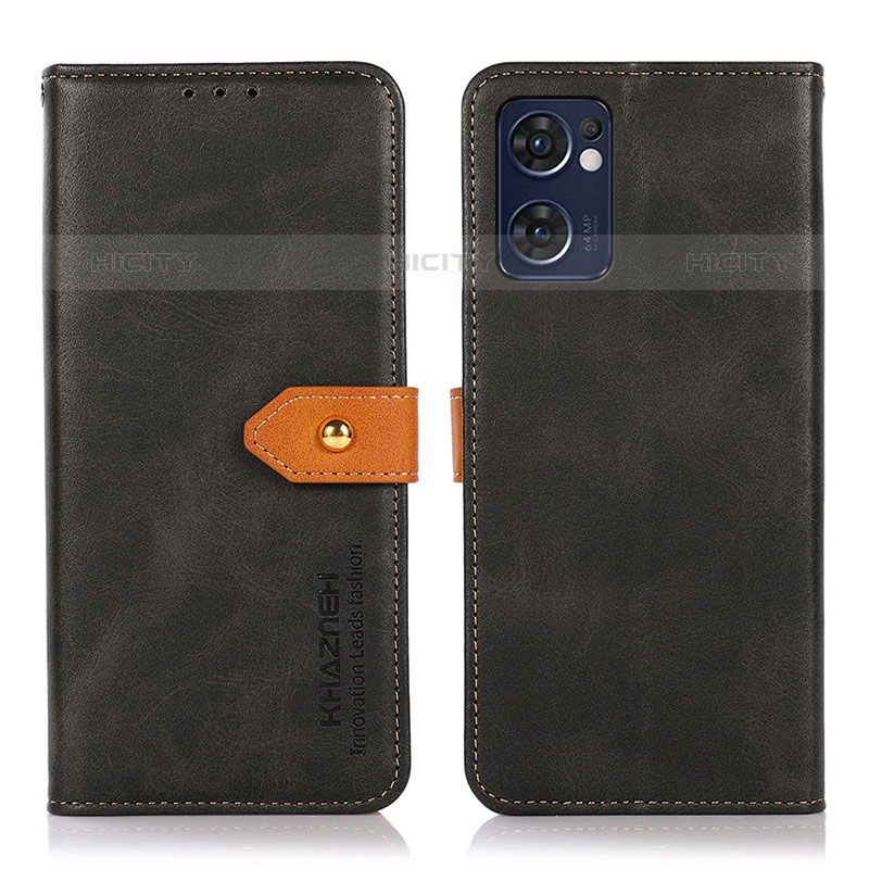 Funda de Cuero Cartera con Soporte Carcasa N07P para Oppo Reno7 5G