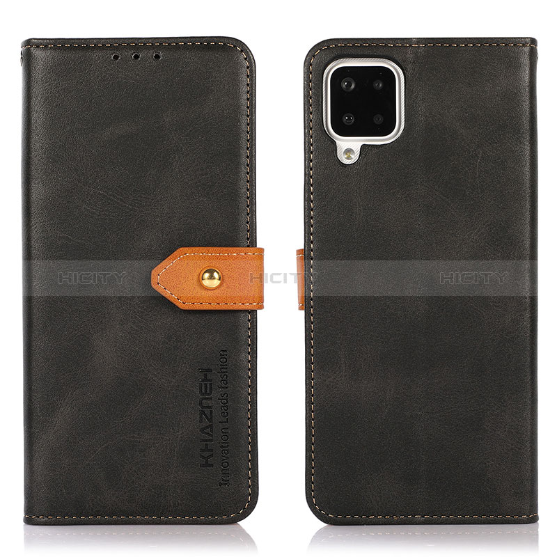 Funda de Cuero Cartera con Soporte Carcasa N07P para Samsung Galaxy M12