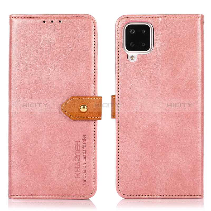 Funda de Cuero Cartera con Soporte Carcasa N07P para Samsung Galaxy M12