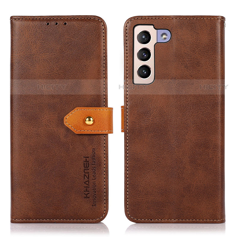 Funda de Cuero Cartera con Soporte Carcasa N07P para Samsung Galaxy S22 5G