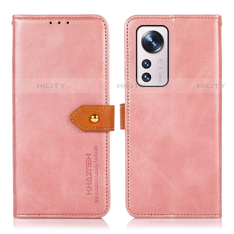 Funda de Cuero Cartera con Soporte Carcasa N07P para Xiaomi Mi 12 Pro 5G