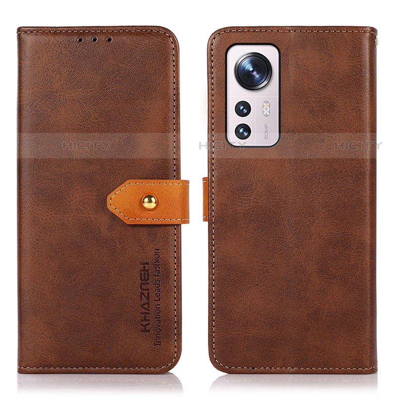 Funda de Cuero Cartera con Soporte Carcasa N07P para Xiaomi Mi 12 Pro 5G