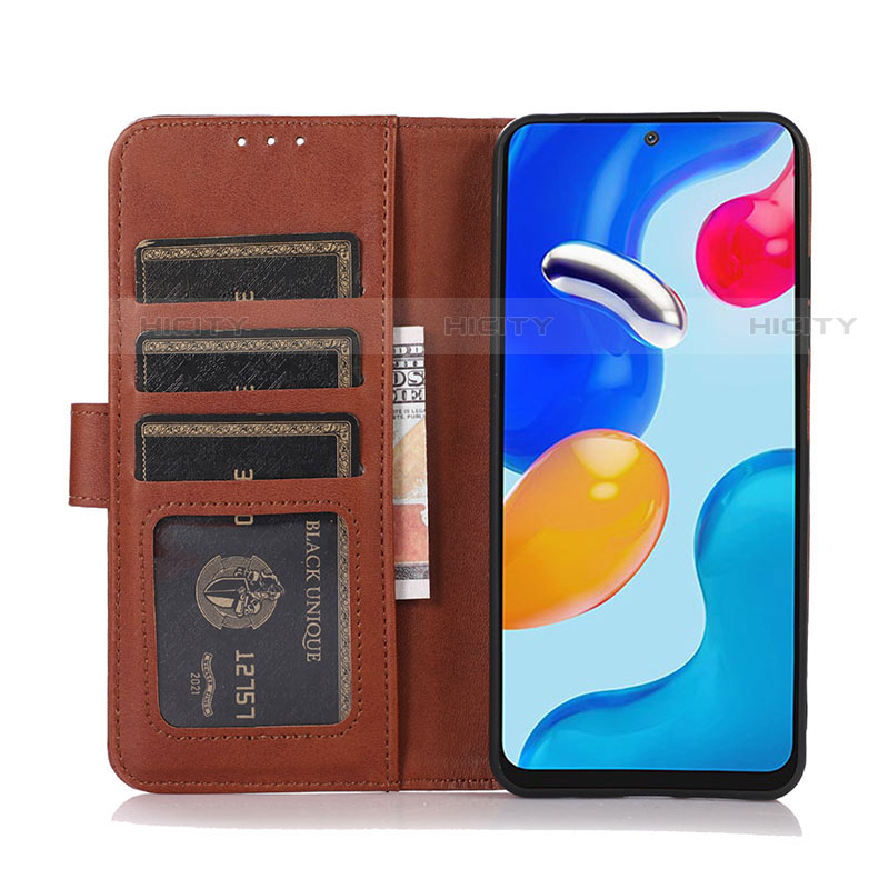 Funda de Cuero Cartera con Soporte Carcasa N08P para Motorola Moto G52j 5G