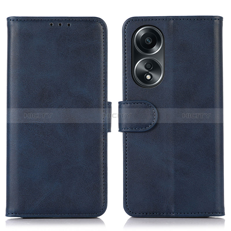 Funda de Cuero Cartera con Soporte Carcasa N08P para Oppo A78 5G