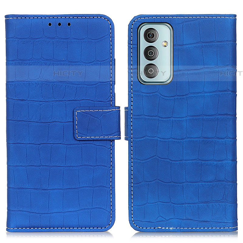 Funda de Cuero Cartera con Soporte Carcasa N08P para Samsung Galaxy M13 4G Azul