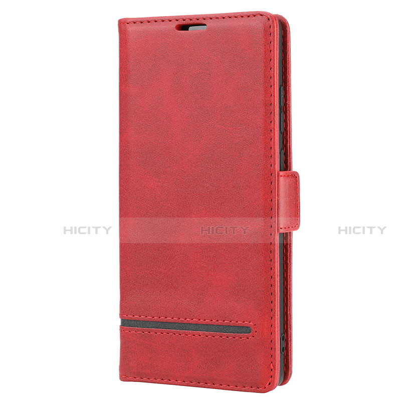 Funda de Cuero Cartera con Soporte Carcasa N11 para Samsung Galaxy Note 20 5G Rojo