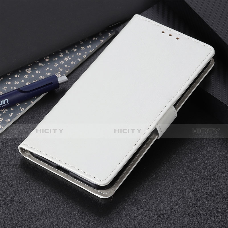 Funda de Cuero Cartera con Soporte Carcasa N15 para Huawei P40 Pro+ Plus Blanco