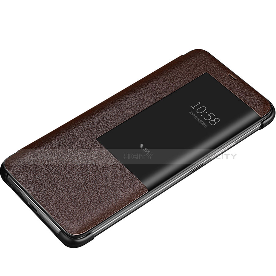 Funda de Cuero Cartera con Soporte Carcasa P01 para Huawei Mate 20 Pro