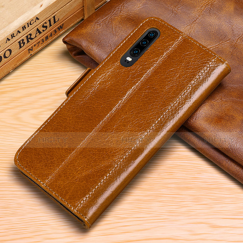 Funda de Cuero Cartera con Soporte Carcasa P01 para Huawei P30