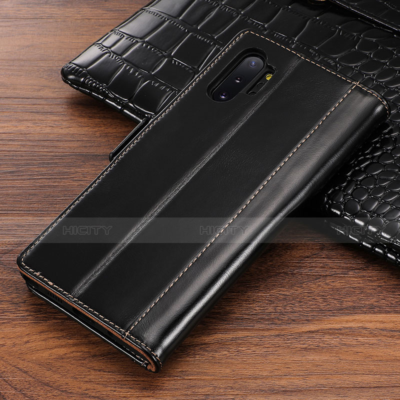 Funda de Cuero Cartera con Soporte Carcasa P01 para Samsung Galaxy Note 10 Plus 5G