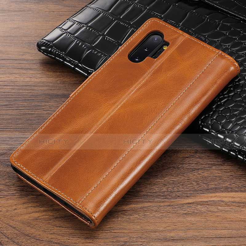 Funda de Cuero Cartera con Soporte Carcasa P01 para Samsung Galaxy Note 10 Plus 5G