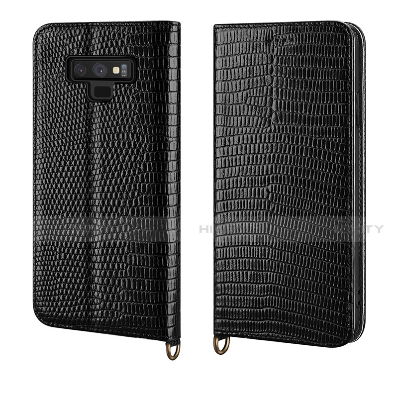 Funda de Cuero Cartera con Soporte Carcasa P04 para Samsung Galaxy Note 9