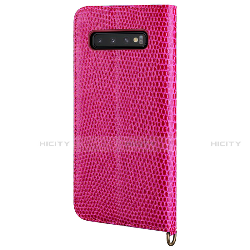 Funda de Cuero Cartera con Soporte Carcasa P04 para Samsung Galaxy S10 Plus