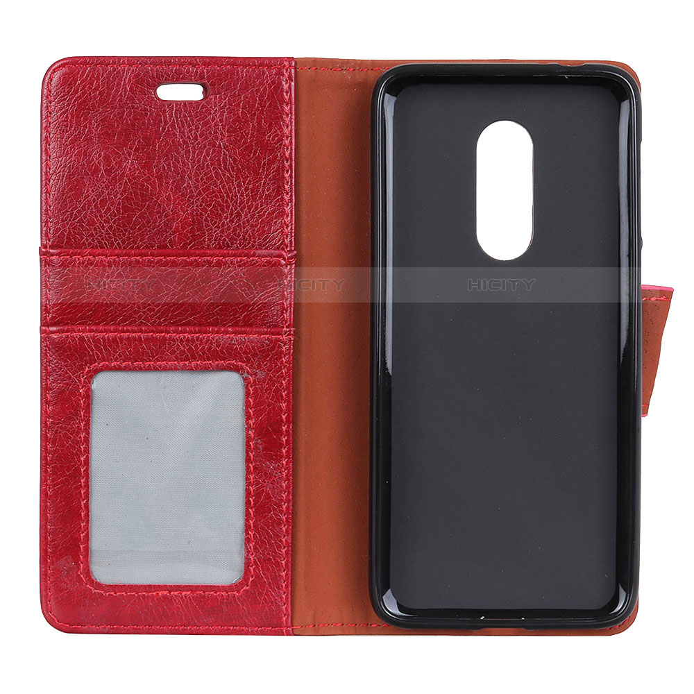 Funda de Cuero Cartera con Soporte Carcasa para Alcatel 3