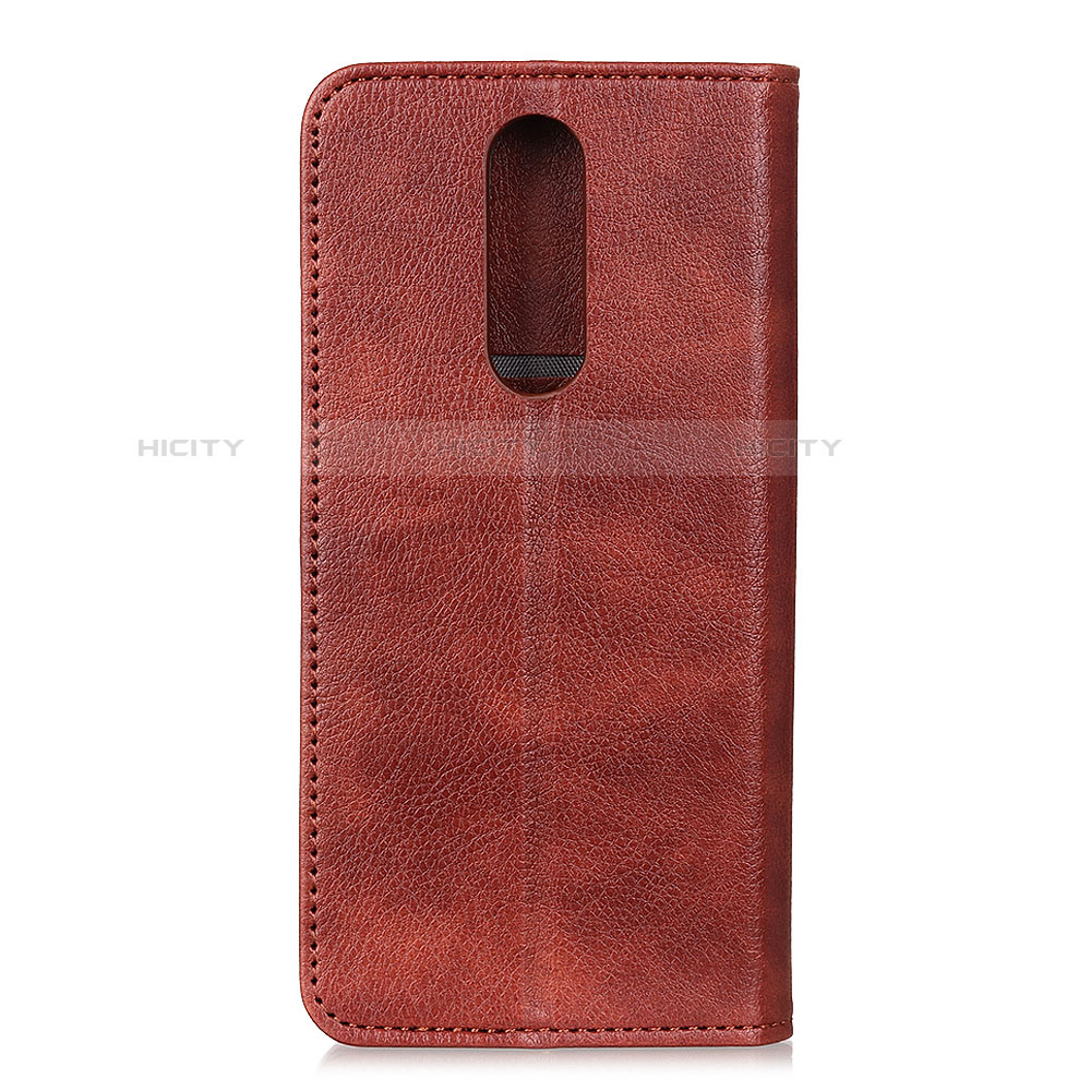 Funda de Cuero Cartera con Soporte Carcasa para Alcatel 3L