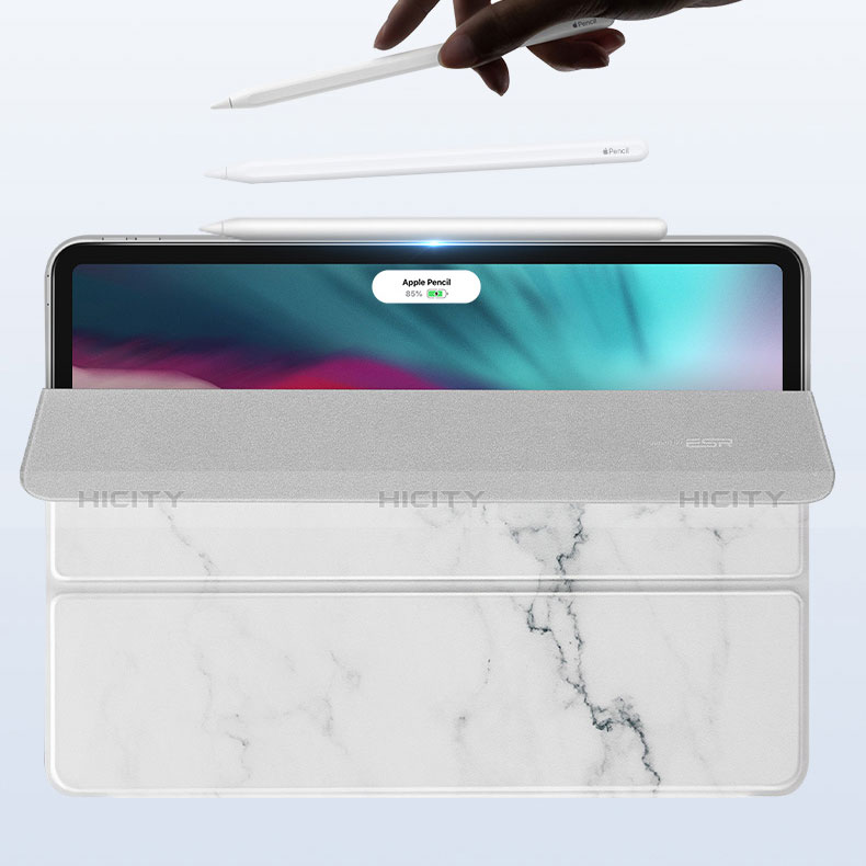 Funda de Cuero Cartera con Soporte Carcasa para Apple iPad Pro 11 (2018)