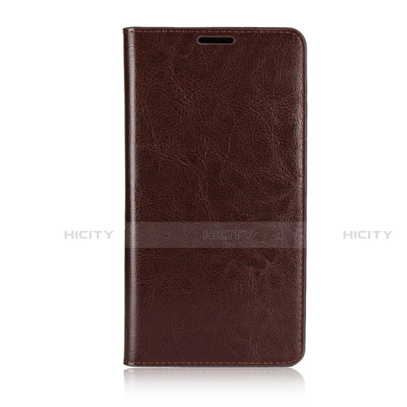 Funda de Cuero Cartera con Soporte Carcasa para Asus Zenfone 2 Laser 6.0 ZE601KL Marron