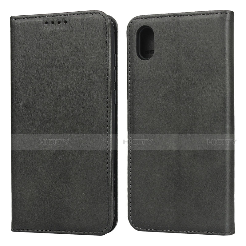 Funda de Cuero Cartera con Soporte Carcasa para Huawei Enjoy 8S Negro