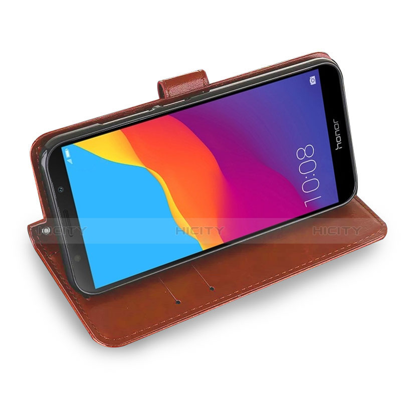 Funda de Cuero Cartera con Soporte Carcasa para Huawei Honor 7S