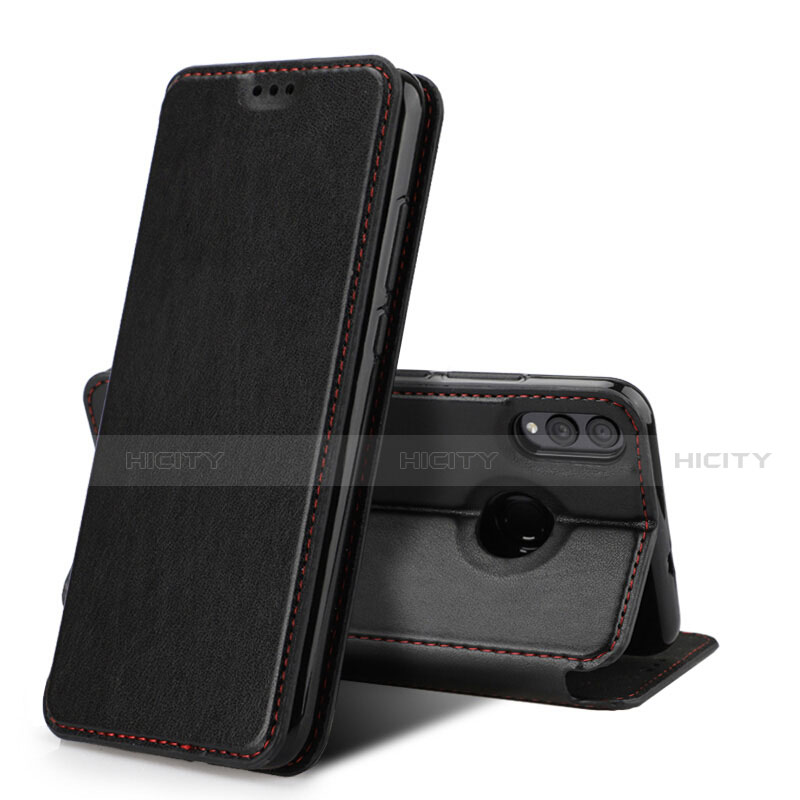 Funda de Cuero Cartera con Soporte Carcasa para Huawei Honor 8X Negro