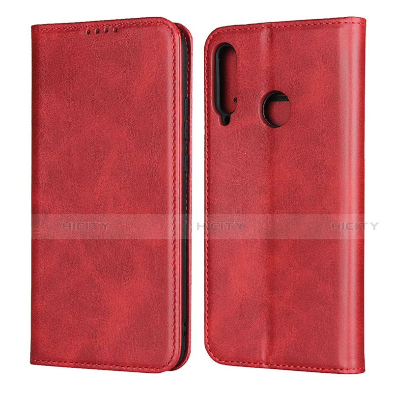 Funda de Cuero Cartera con Soporte Carcasa para Huawei P40 Lite E Rojo