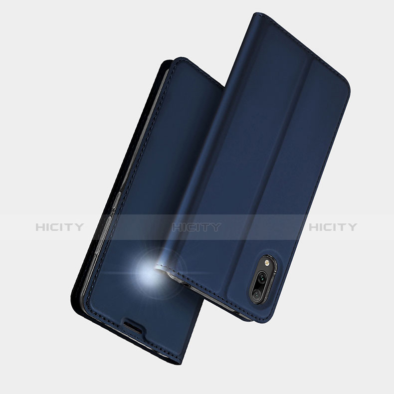 Funda de Cuero Cartera con Soporte Carcasa para Huawei Y7 Prime (2019)