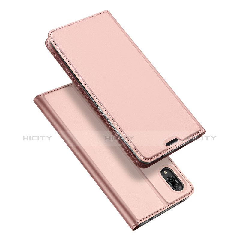 Funda de Cuero Cartera con Soporte Carcasa para Huawei Y7 Pro (2019)