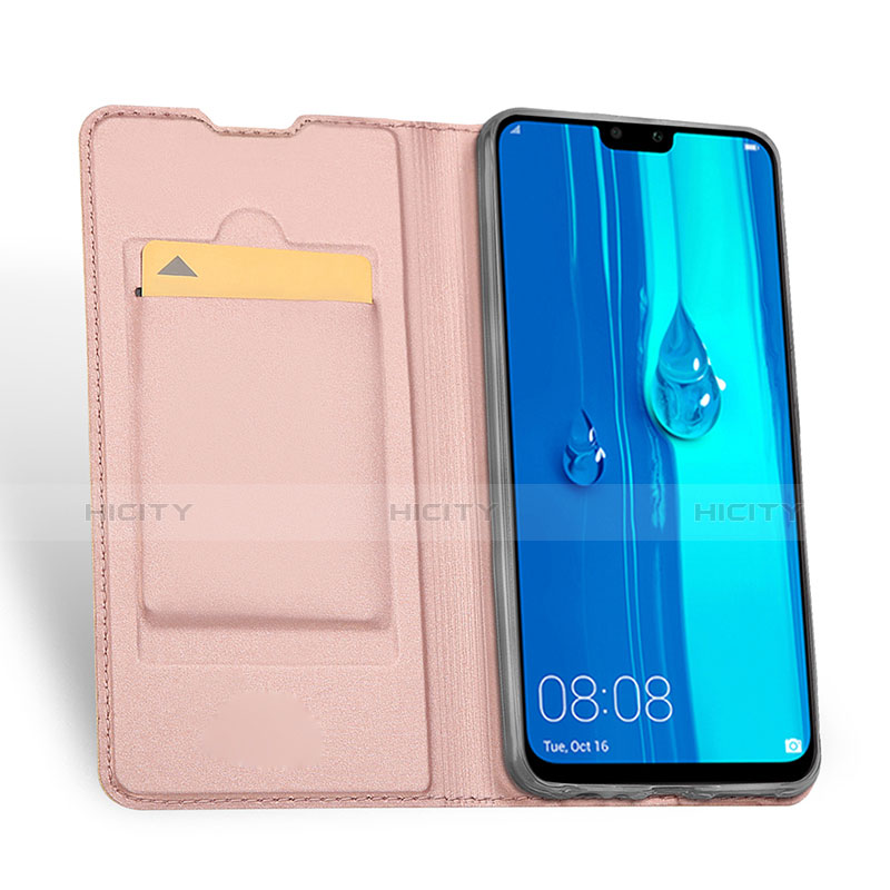 Funda de Cuero Cartera con Soporte Carcasa para Huawei Y9 (2019)