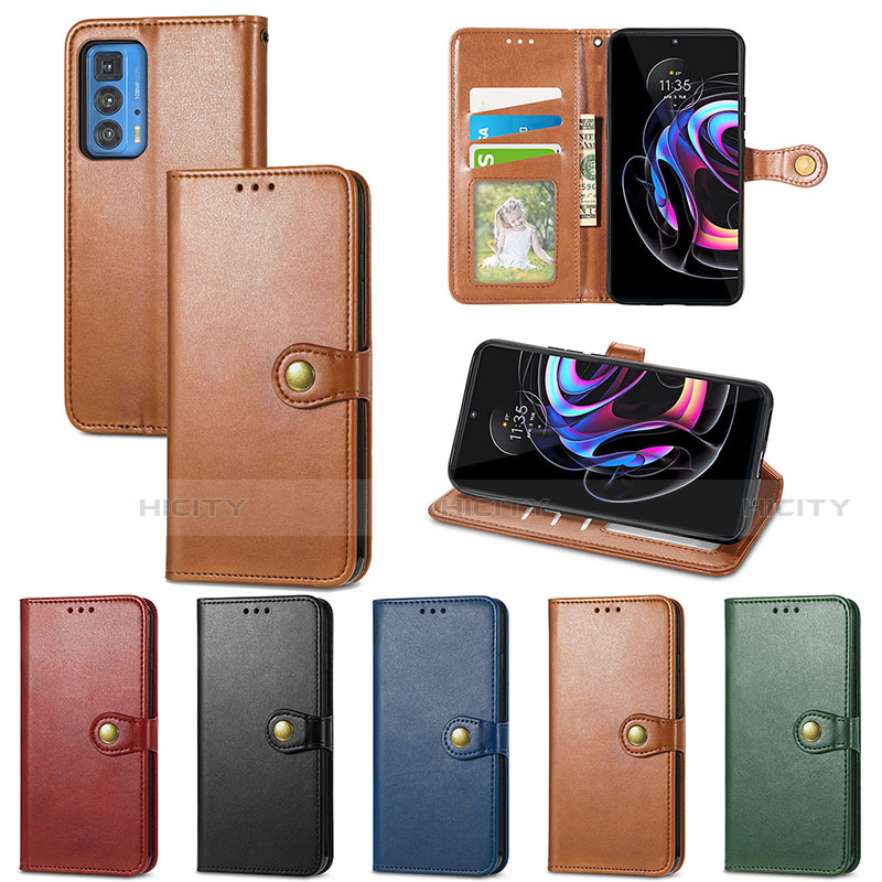 Funda de Cuero Cartera con Soporte Carcasa para Motorola Moto Edge S Pro 5G