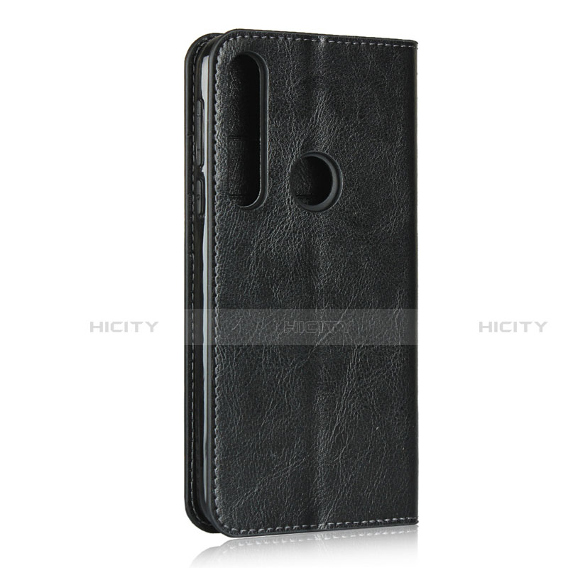 Funda de Cuero Cartera con Soporte Carcasa para Motorola Moto G8 Play Negro