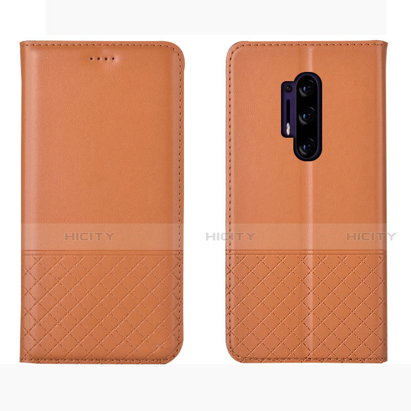 Funda de Cuero Cartera con Soporte Carcasa para OnePlus 8 Pro Naranja