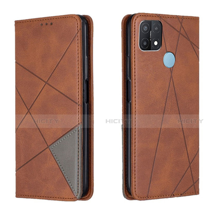 Funda de Cuero Cartera con Soporte Carcasa para Oppo A15