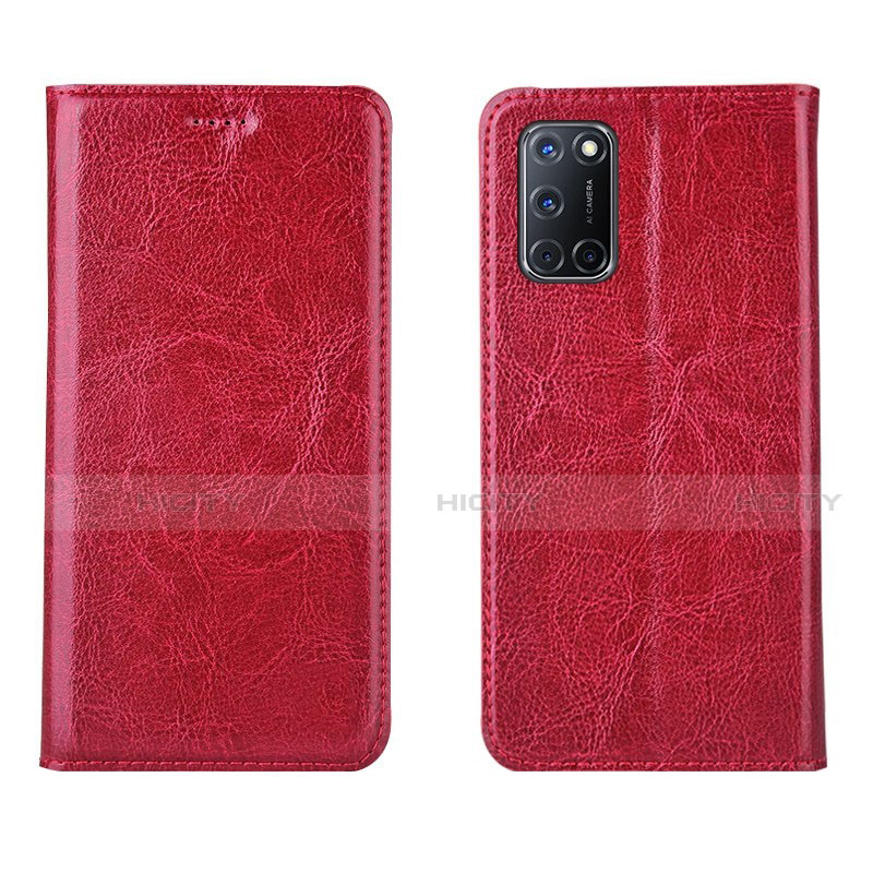 Funda de Cuero Cartera con Soporte Carcasa para Oppo A52