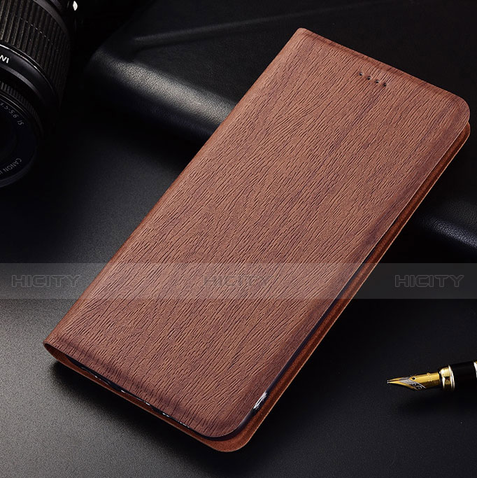 Funda de Cuero Cartera con Soporte Carcasa para Oppo Find X Marron