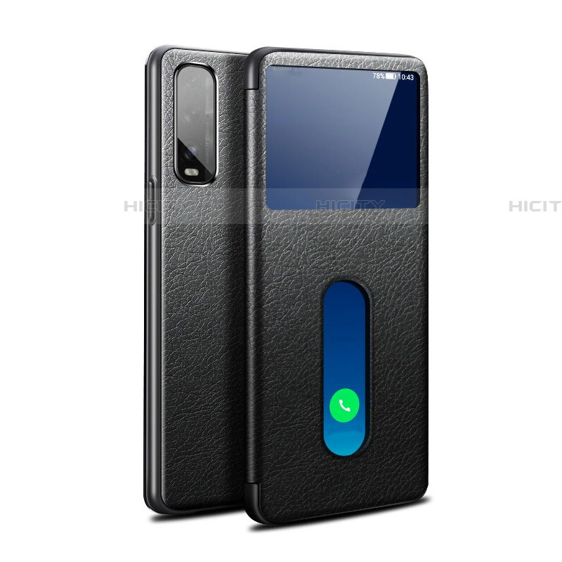 Funda de Cuero Cartera con Soporte Carcasa para Oppo Find X2