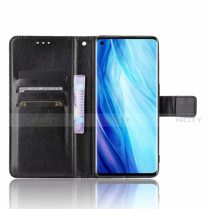 Funda de Cuero Cartera con Soporte Carcasa para Oppo Reno4 Pro 4G